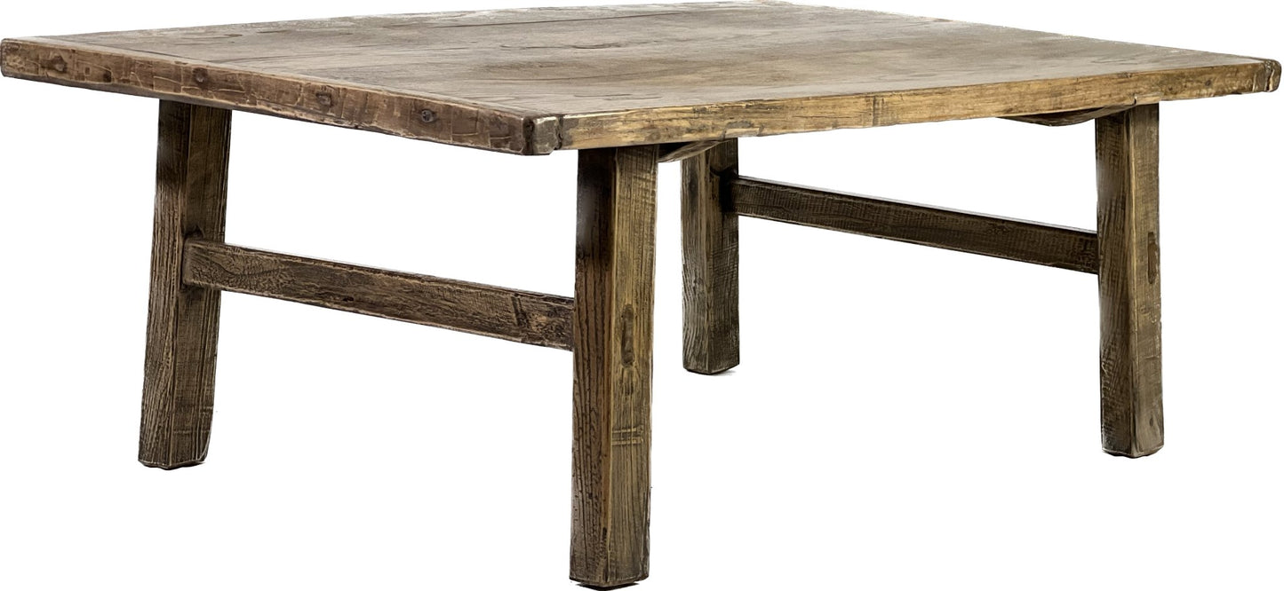 Medium Primitive Rectangular Coffee Table 1 - SHOP by Interior Archaeology