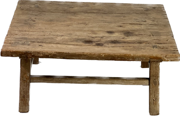 Medium Primitive Square Coffee Table - SHOP by Interior Archaeology