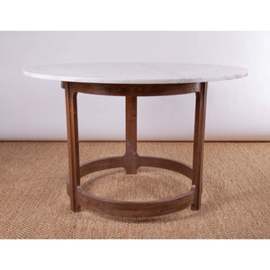 Ming Style Bistro Table with Marble Top - SHOP by Interior Archaeology