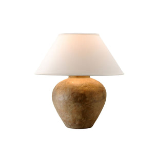 Ocher Earthenware Table Lamp - SHOP by Interior Archaeology