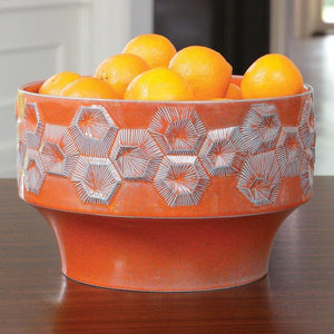 Orange Beehive Bowl - SHOP by Interior Archaeology