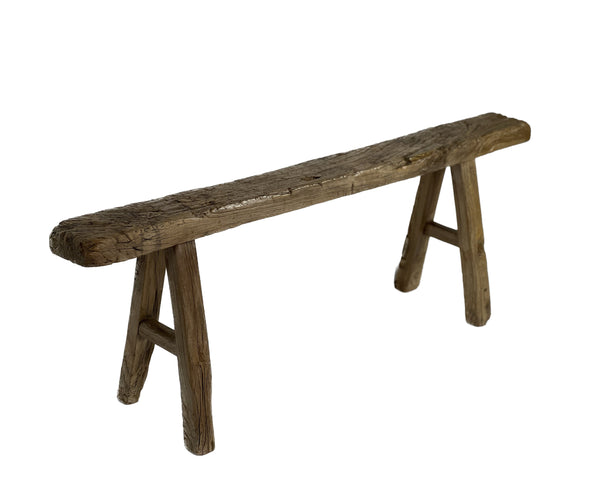 Primitive Narrow Bench in Natural Finish - SHOP by Interior Archaeology