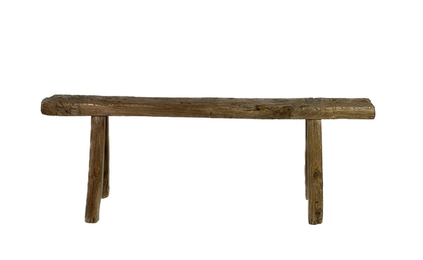 Primitive Narrow Bench in Natural Finish - SHOP by Interior Archaeology