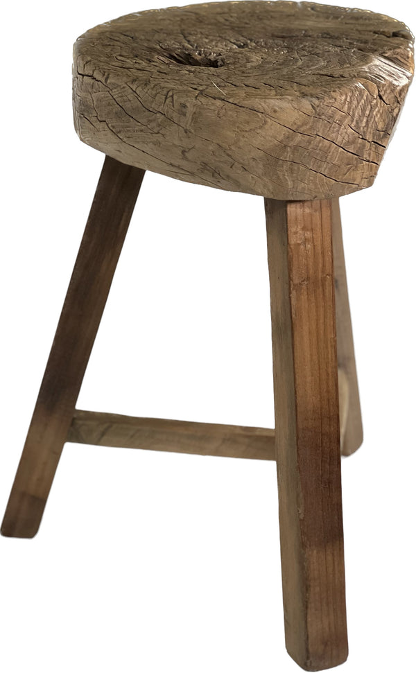 Primitive Round Stool - SHOP by Interior Archaeology
