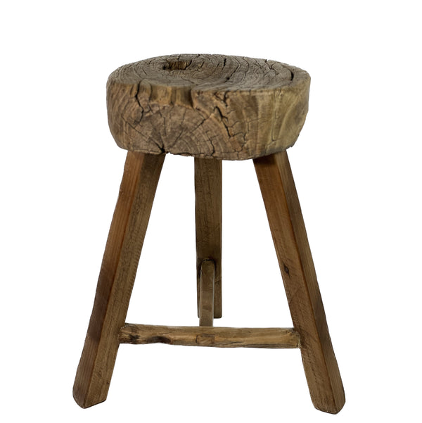 Primitive Round Stool - SHOP by Interior Archaeology