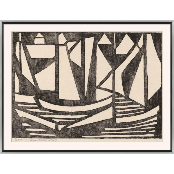 Print - Japanese Woodcut Boats - SHOP by Interior Archaeology