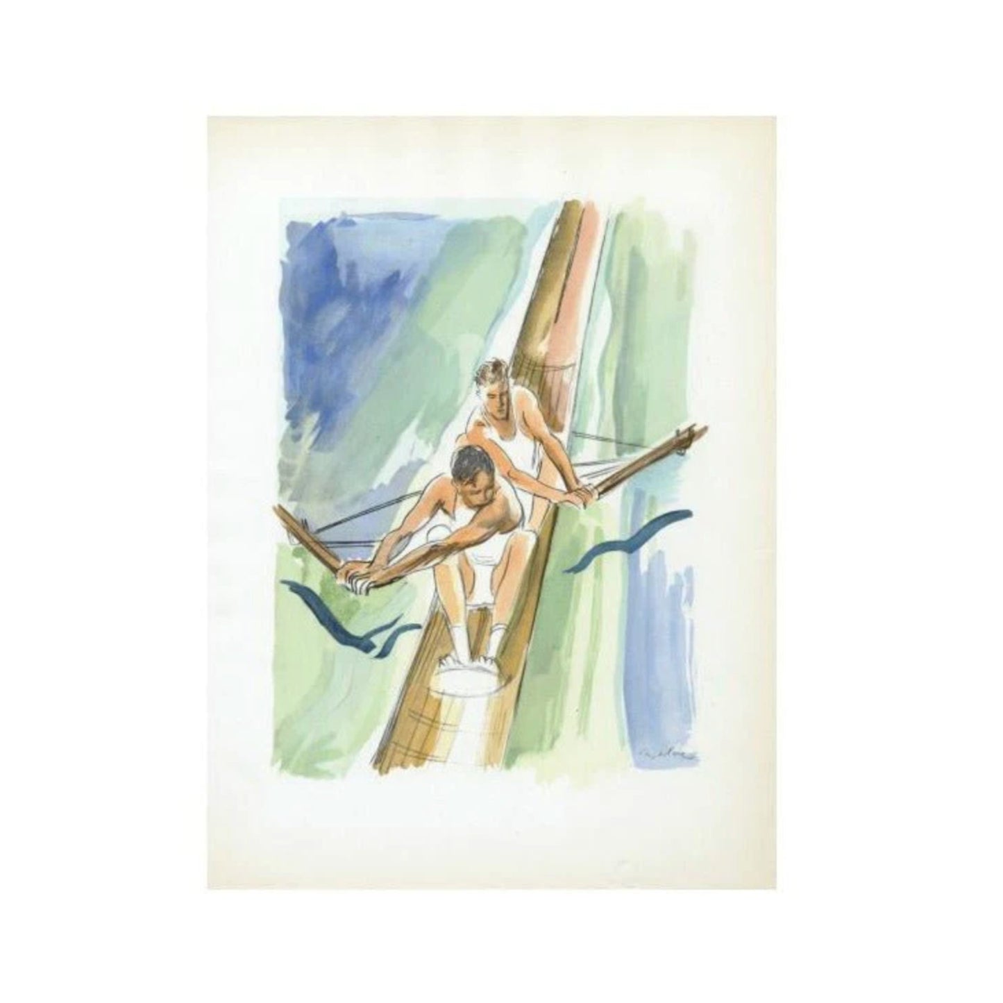 Print - Vintage Athletic Posters - SHOP by Interior Archaeology