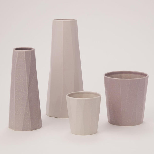 Prism Vases in Wisteria - SHOP by Interior Archaeology