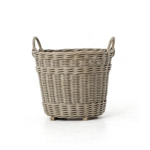 Round Rattan Basket - SHOP by Interior Archaeology