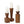 Load image into Gallery viewer, Sculptural Mango Wood Candleholders - SHOP by Interior Archaeology
