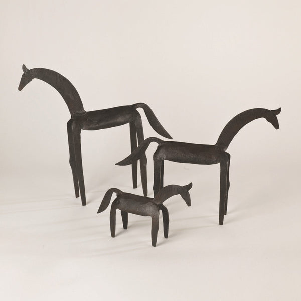 Sculpture - Primitive Iron Horses - SHOP by Interior Archaeology