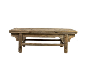Small Primitive Coffee Table 4 with Corner Brackets - SHOP by Interior Archaeology