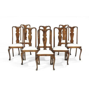 Suite of Eight Queen Anne-Style Dining Chairs - SHOP by Interior Archaeology