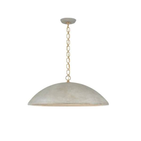 Suzanne Kasler Plaster Dome Pendant - SHOP by Interior Archaeology