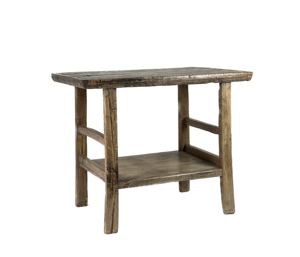 Tall Primitive Console Table 3 with Shelf - SHOP by Interior Archaeology