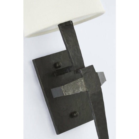 Thomas O'Brien Hammered Iron Single Sconce - SHOP by Interior Archaeology