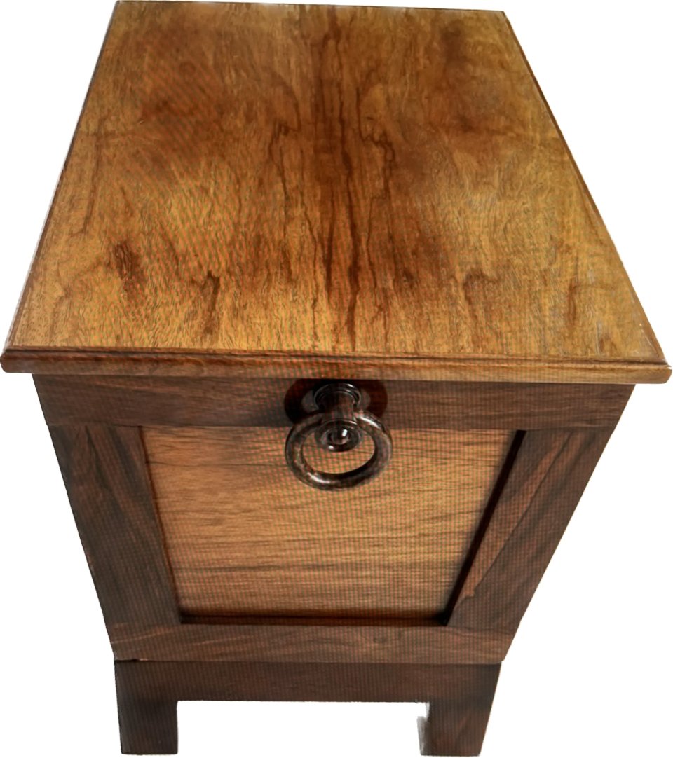 Vintage Asian Style Walnut Side Table - SHOP by Interior Archaeology