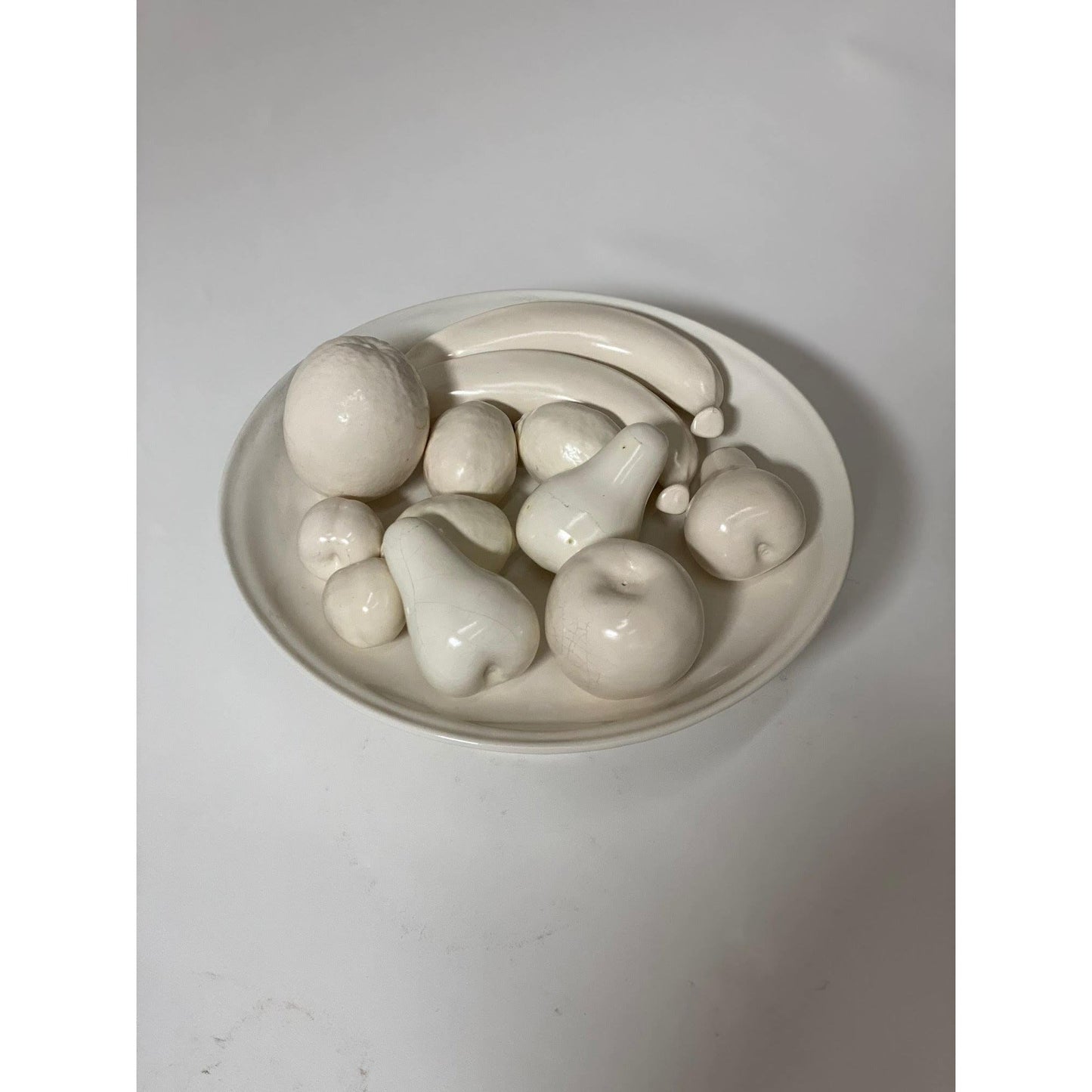 Vintage Ceramic Fruit on Pedestal - SHOP by Interior Archaeology