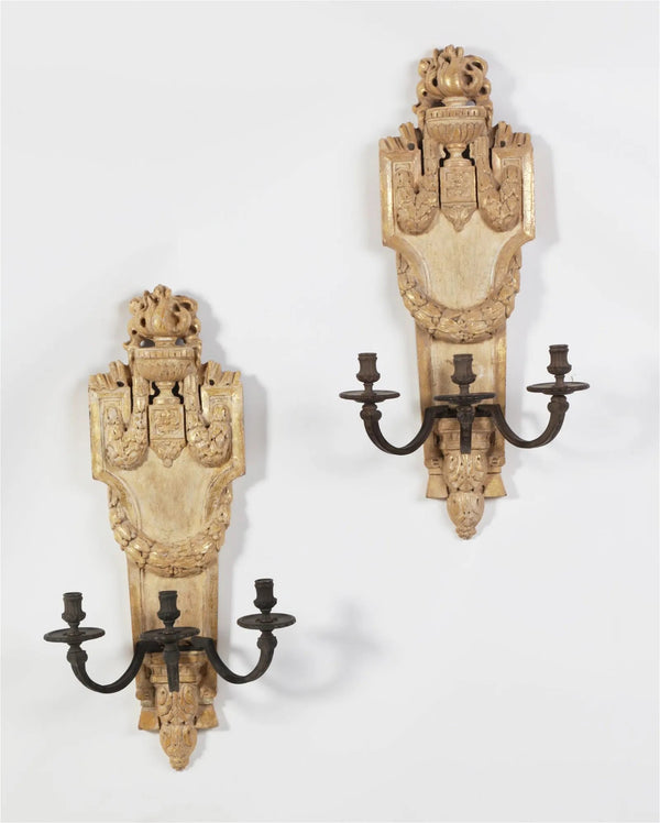 Vintage Louis XIV Style Wall Sconces - SHOP by Interior Archaeology