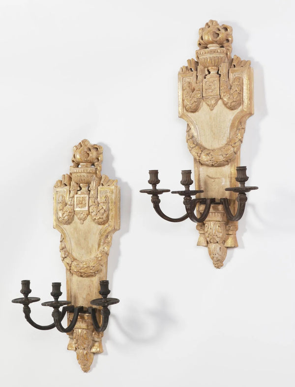 Vintage Louis XIV Style Wall Sconces - SHOP by Interior Archaeology