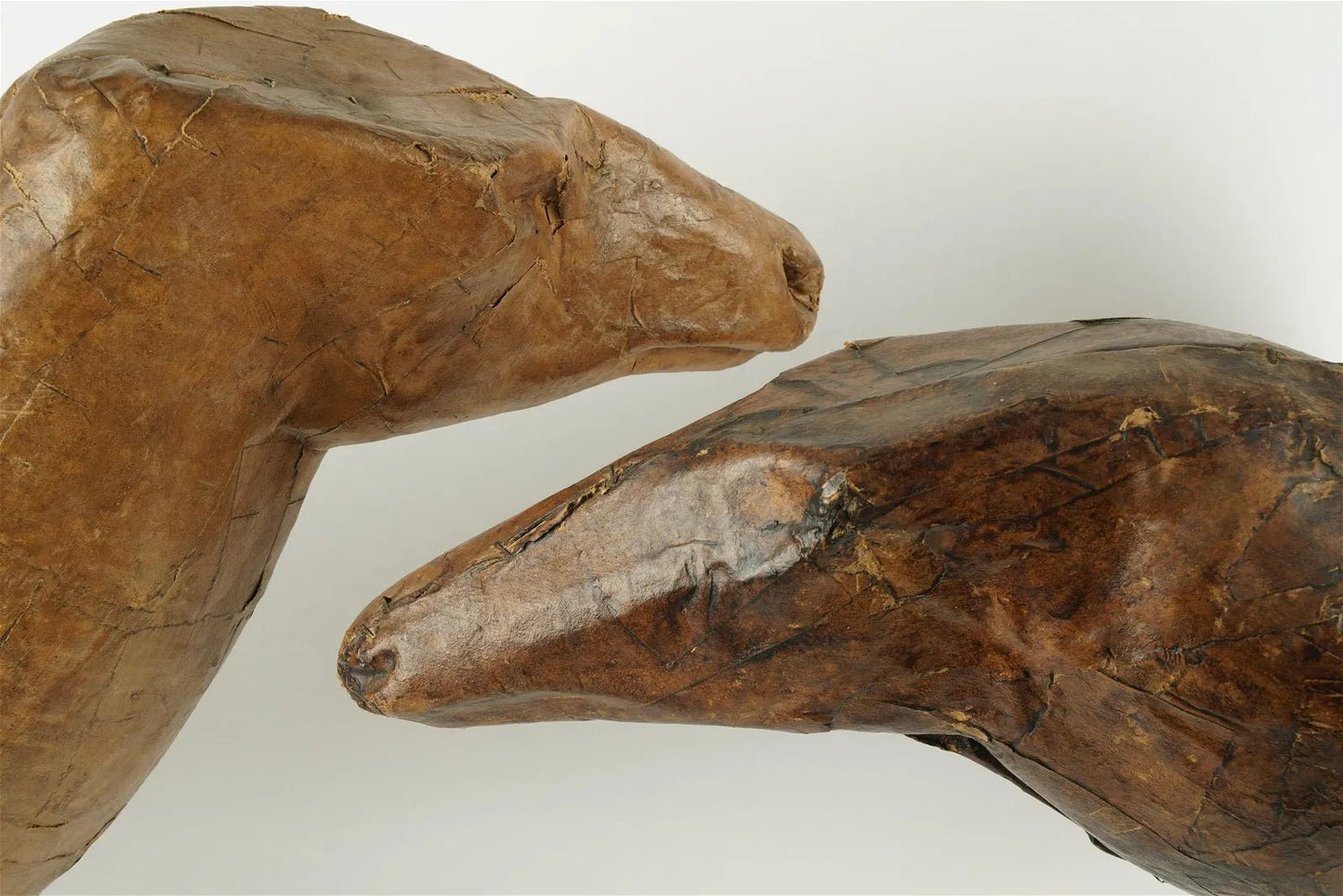 Vintage Papier Mache Animal Head Sculptures (Set of 2) - SHOP by Interior Archaeology