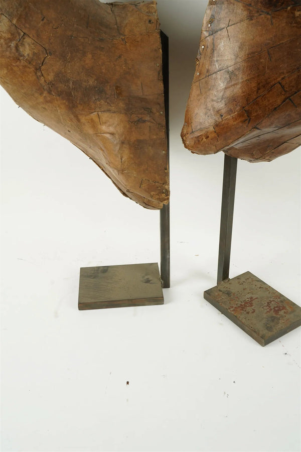Vintage Papier Mache Animal Head Sculptures (Set of 2) - SHOP by Interior Archaeology