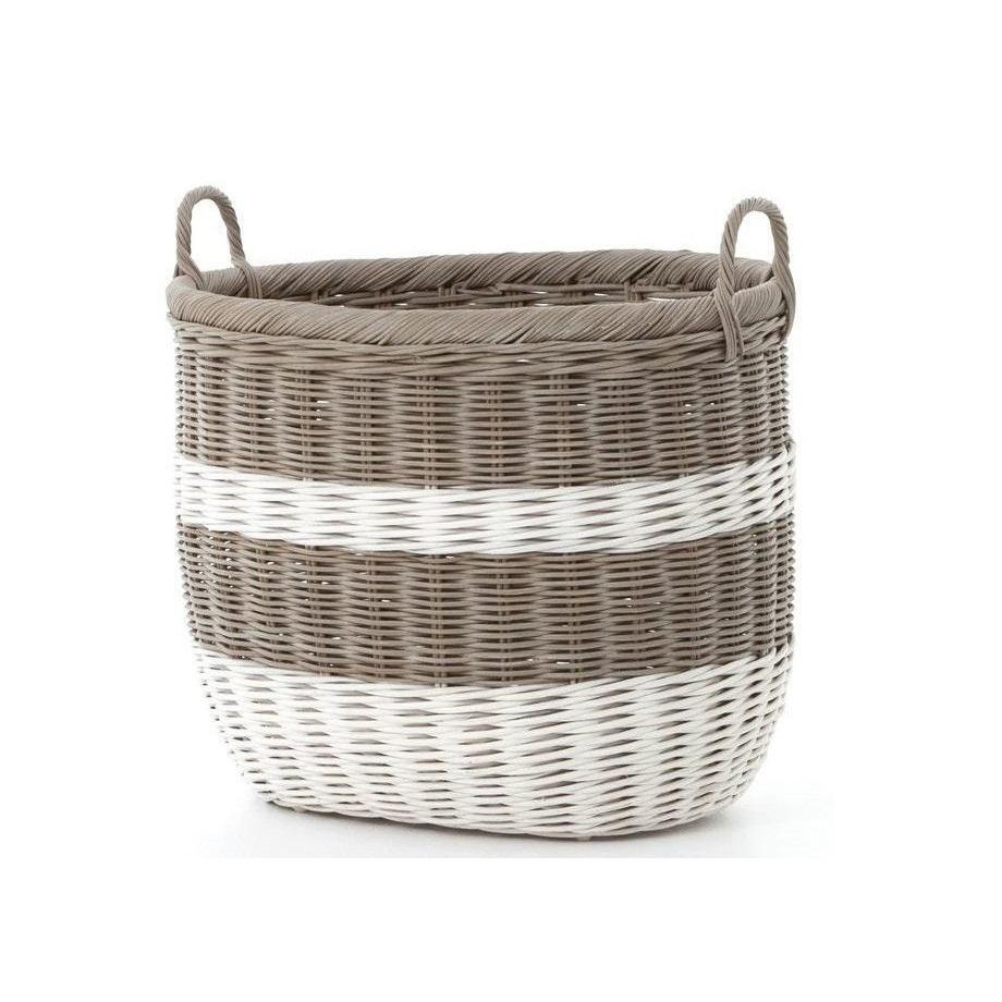 Vintage Rattan Basket - SHOP by Interior Archaeology