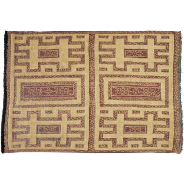 Vintage Taureg Woven Reed Rug - SHOP by Interior Archaeology