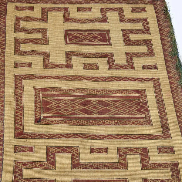 Vintage Taureg Woven Reed Rug - SHOP by Interior Archaeology