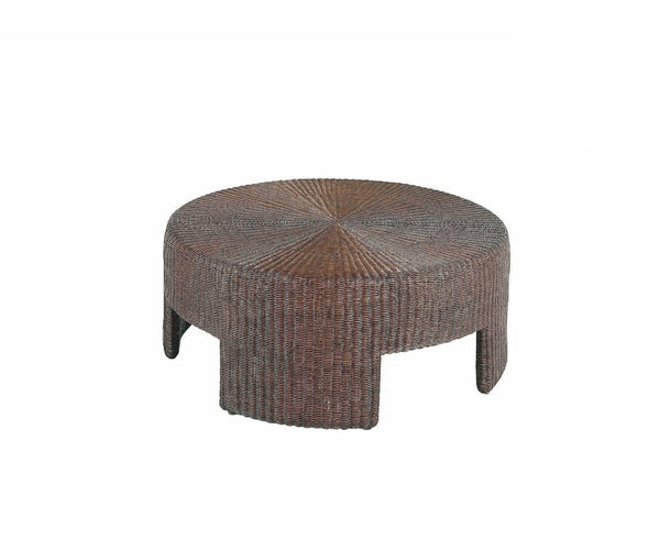 Wicker 48" Round Coffee Table - SHOP by Interior Archaeology