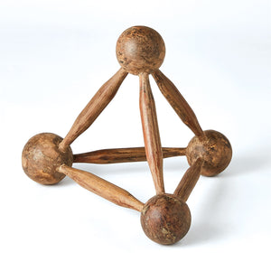 Wooden Roller Pin & Ball Pyramid - SHOP by Interior Archaeology